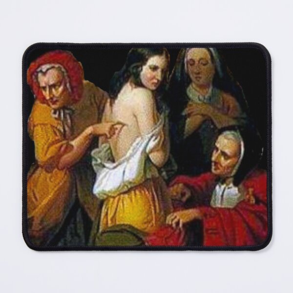 Item preview,  Witch being examined during the Salem Witch Trials designed and sold by TheWitchsWolf.