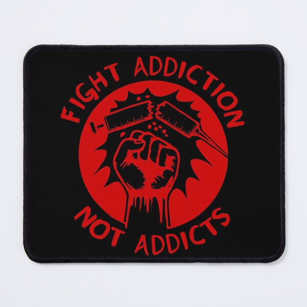 Item preview, Fight Addiction Not Addicts - End the War On Drugs designed and sold by SpaceDogLaika.