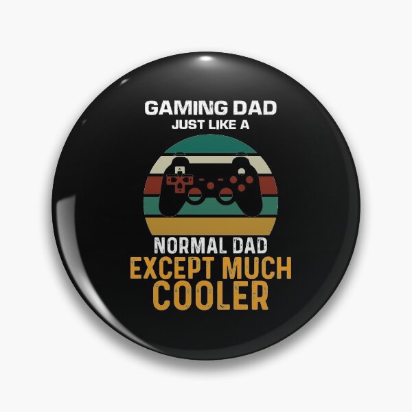 Item preview, Gamin Dad Just Like A Normal Dad Except Much Cooler - Cool Funny Retro Vintage Sunset Gaming Tee Design  designed and sold by Prince - Bestseller ★★★★★.