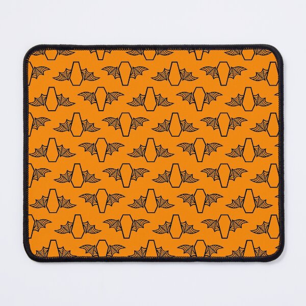 Item preview, Batwing Coffin - Black on Orange designed and sold by AliceQuinn.