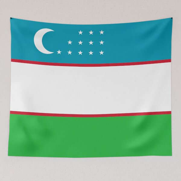 Item preview, Uzbekistan Flag designed and sold by flagshop.