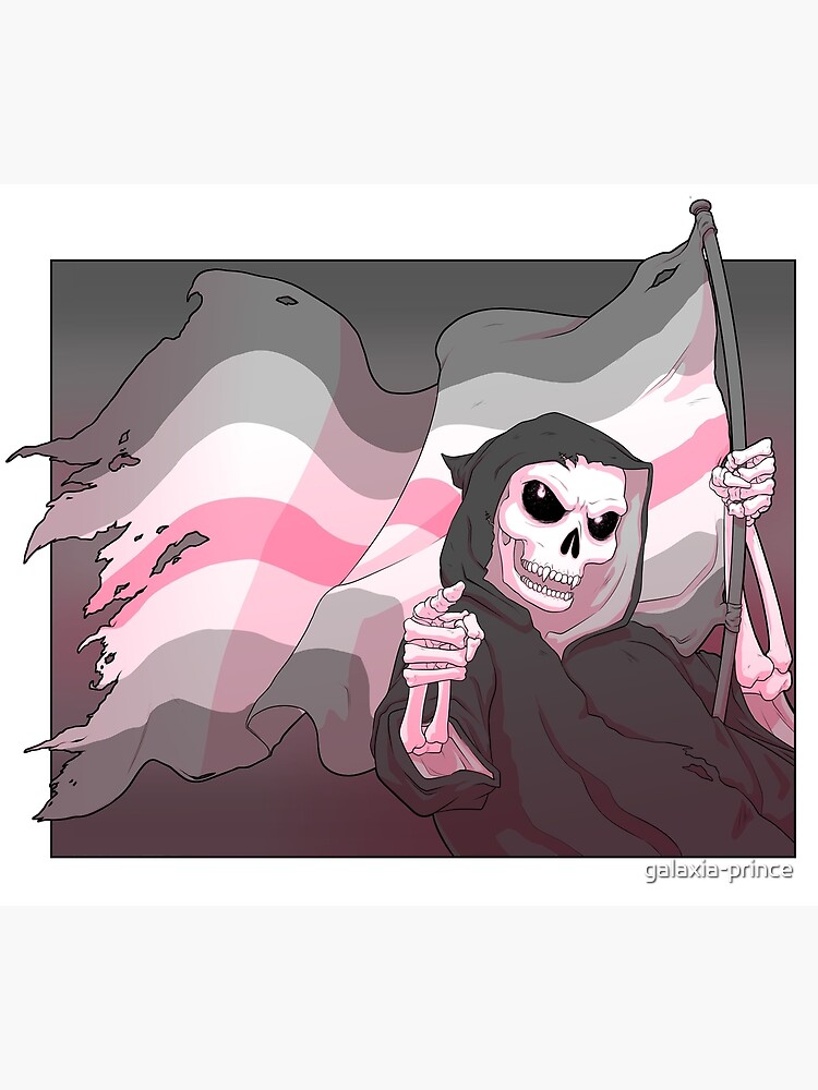 Skeleton Demigirl Pride Textless Version Poster For Sale By Galaxia