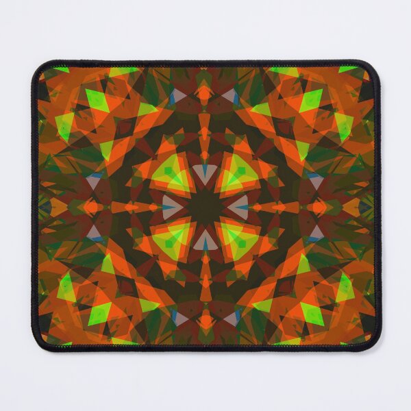 Item preview, Modern Colourful Vibrant Brown Fire Orange Green Autumn Fall Pattern designed and sold by PatternPerfect.