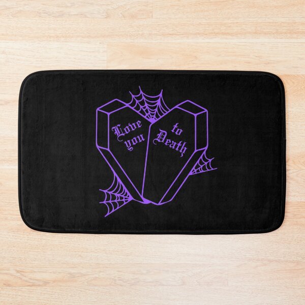 Item preview, Love you to Death: Purple Gothic Coffin Heart (Spiderweb version) designed and sold by Suspiria96.