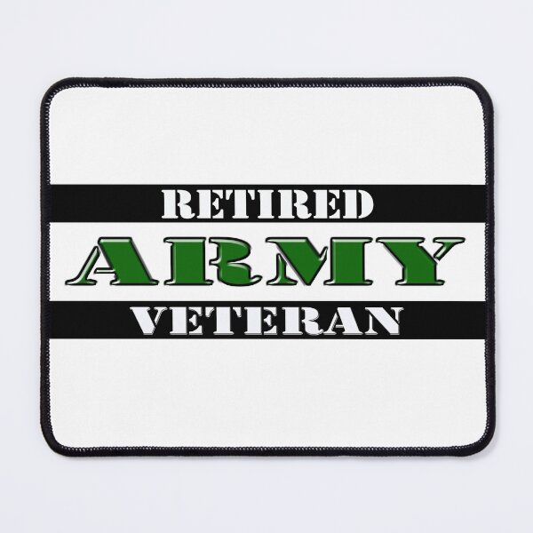 Item preview, Retired Army Veteran designed and sold by Buckwhite.
