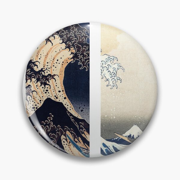 Item preview, Great Wave Color Glitch designed and sold by ind3finite.