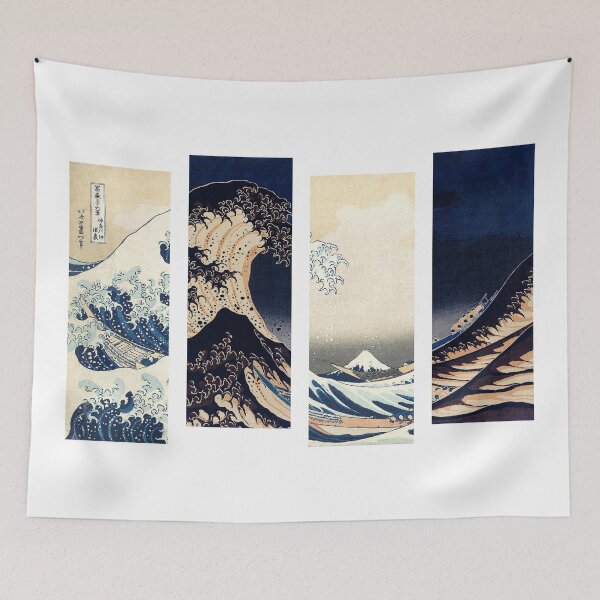 Item preview, Great Wave Color Glitch designed and sold by ind3finite.