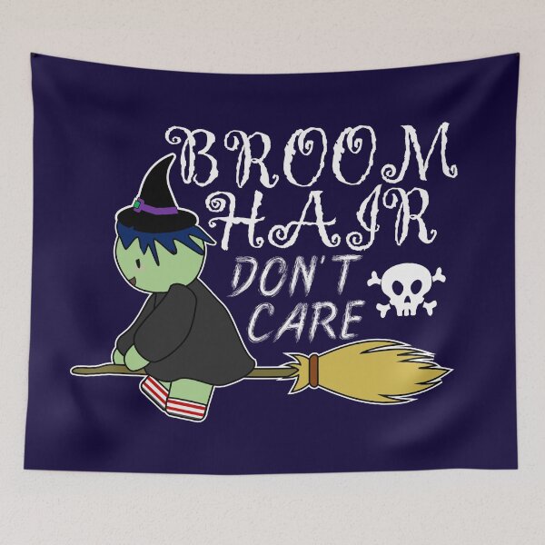 Item preview, Broom Hair; Don't Care | Halloween Witches (Dark) designed and sold by the-krisney-way.