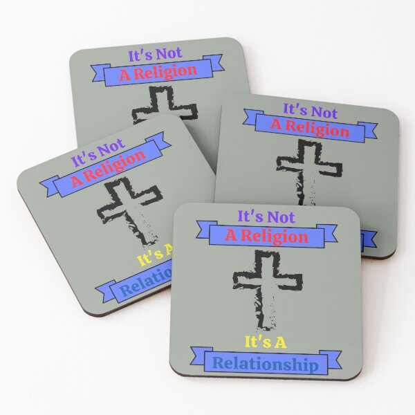 Item preview, Cross Its Not a Religion Its a Relationship Christian gift design designed and sold by Sheepherder120.