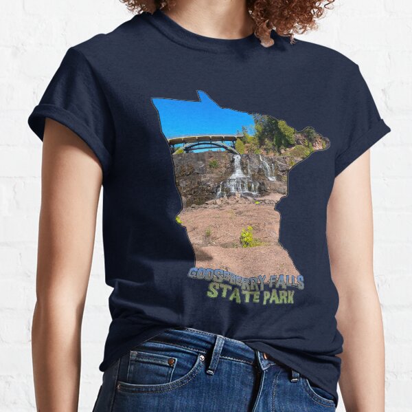 Vista previa del artículo con la obra «Parque estatal Gooseberry Falls - Lower Falls», diseñado y vendido por gorff.
