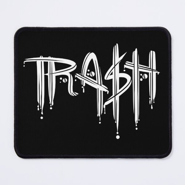 Item preview, Trash White Font designed and sold by Bobfleadip.