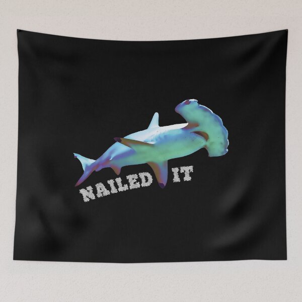 Item preview, Nailed It Hammerhead Shark designed and sold by abowlofsoda.
