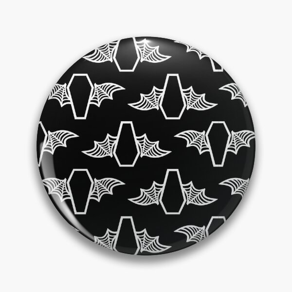 Item preview, Batwing Coffin - White on Black designed and sold by AliceQuinn.