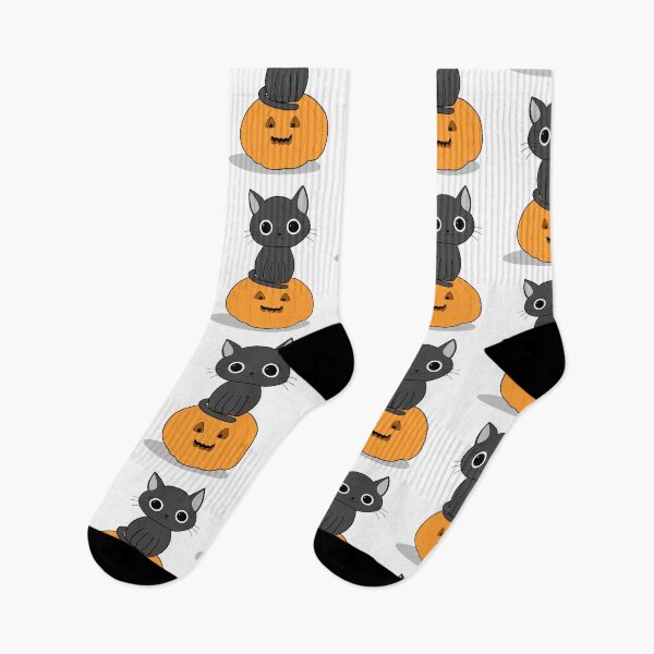 Item preview, Black cat on Halloween pumpkin designed and sold by annaspoljar.