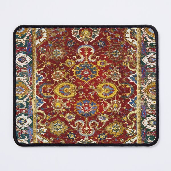 Item preview, Isphahan Central Persian Antique Rug Print designed and sold by Vicky Brago-Mitchell®.