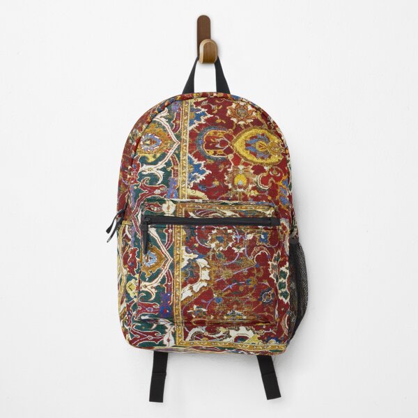 Item preview, Isphahan Central Persian Antique Rug Print designed and sold by Vicky Brago-Mitchell®.