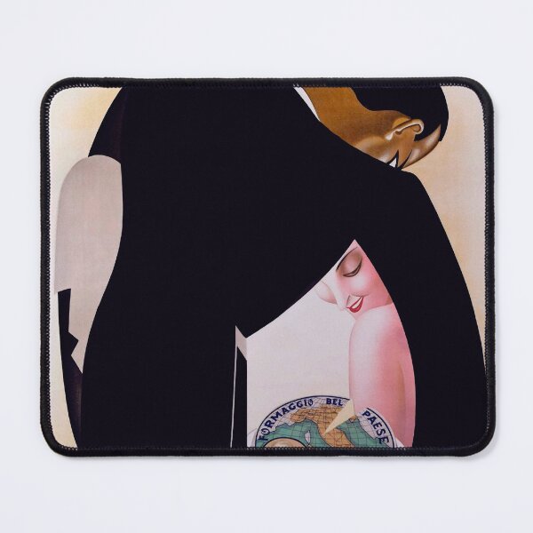 Item preview, Vintage Art Deco Era Italian Cheese Ad designed and sold by Glimmersmith.