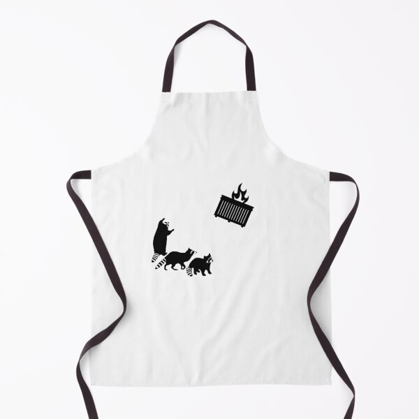 Item preview, Three Raccoon Dumpster Fire designed and sold by krissaklein.