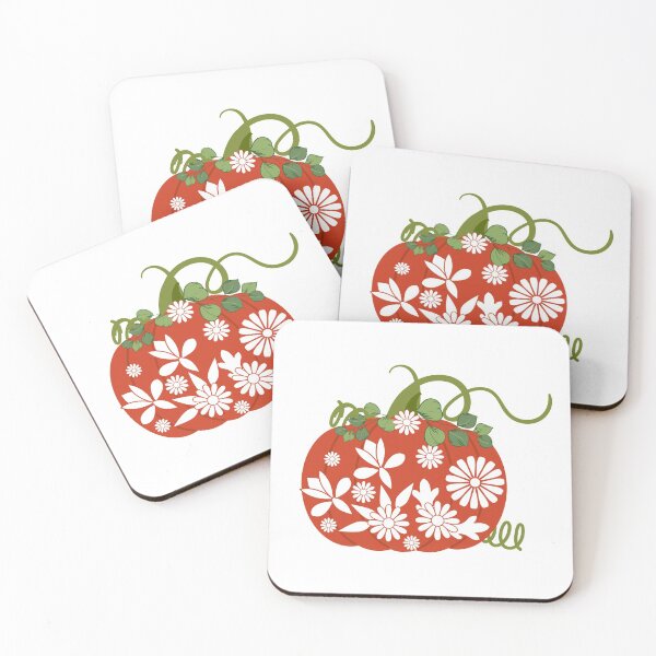 Item preview, FLORAL PUMPKIN ART designed and sold by wildwhimsical.