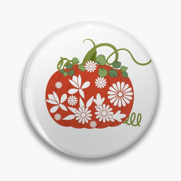 Item preview, FLORAL PUMPKIN ART designed and sold by wildwhimsical.