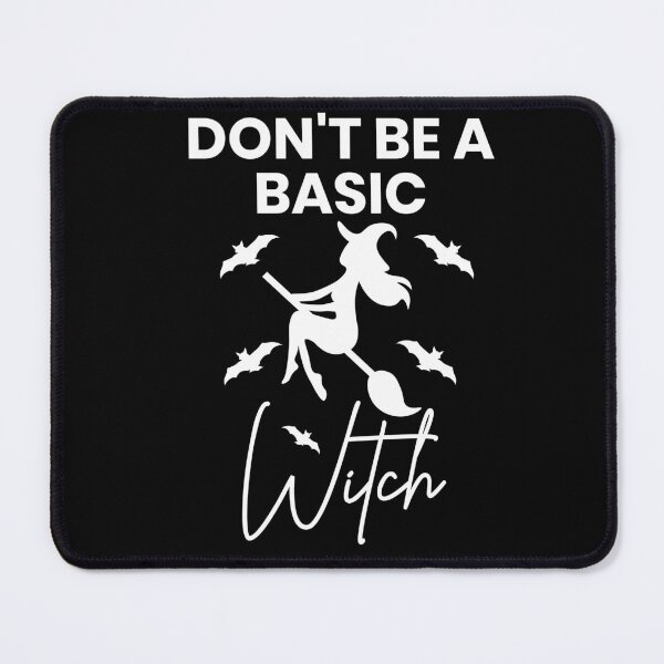 Item preview, Don't Be A Basic Witch Funny Halloween Graphic Design designed and sold by Viral-Style.
