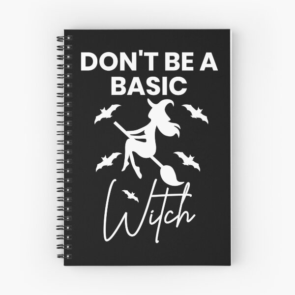 Item preview, Don't Be A Basic Witch Funny Halloween Graphic Design designed and sold by Viral-Style.