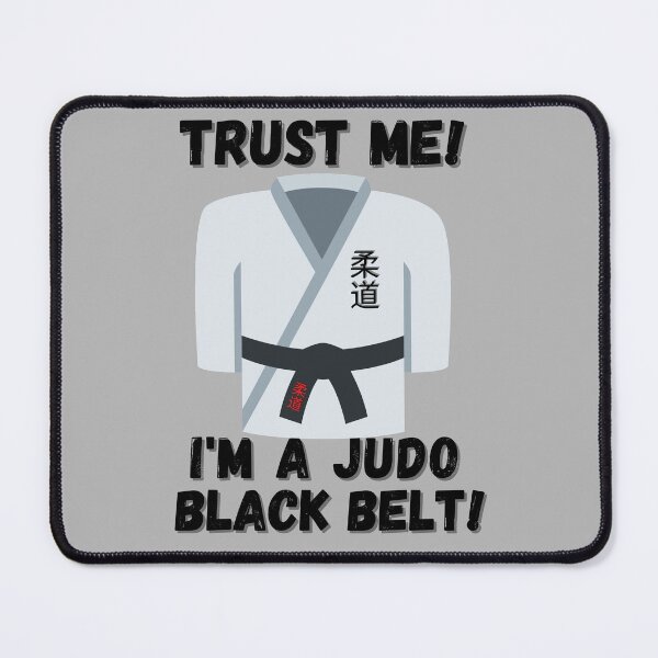 Item preview, Judo Black Belt Athlete funny sticker - Trust Me I'm a black belt. designed and sold by TokyoDesigns.