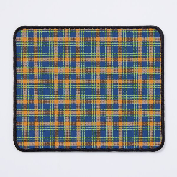 Item preview, Navy Orange and Grass Tartan Plaid Pattern designed and sold by 89BLACK.