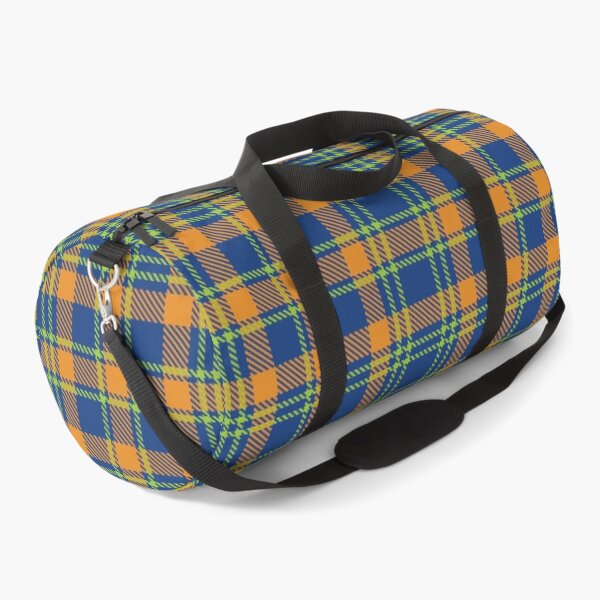Item preview, Navy Orange and Grass Tartan Plaid Pattern designed and sold by 89BLACK.