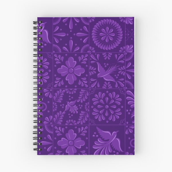 Item preview, Mexican Purple Talavera Tile Pattern by Akbaly designed and sold by Akbaly.