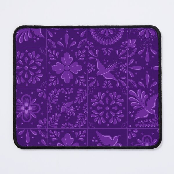 Item preview, Mexican Purple Talavera Tile Pattern by Akbaly designed and sold by Akbaly.