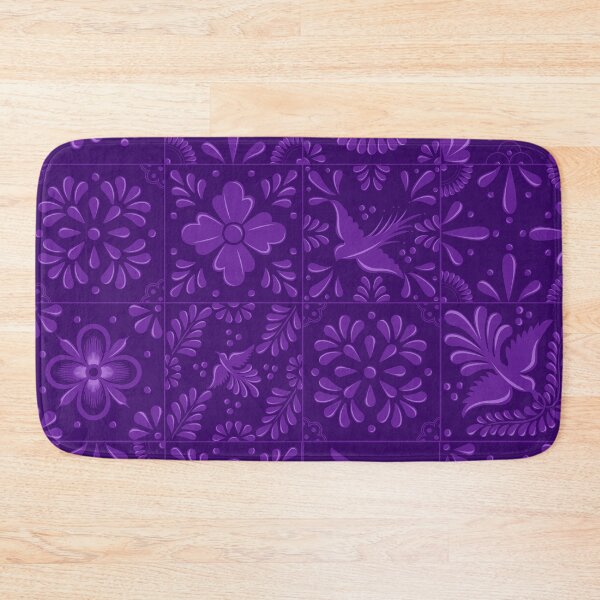Item preview, Mexican Purple Talavera Tile Pattern by Akbaly designed and sold by Akbaly.