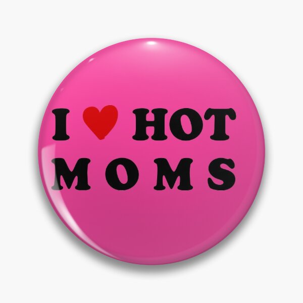 Item preview,   I Love Hot Moms Tshirt Funny Red Heart Love Moms T-Shirt designed and sold by AliBet.