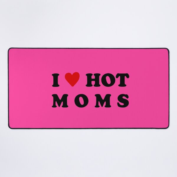 Item preview,   I Love Hot Moms Tshirt Funny Red Heart Love Moms T-Shirt designed and sold by AliBet.