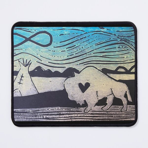 Item preview, Education is the New Buffalo on Black designed and sold by Jenannbrown.