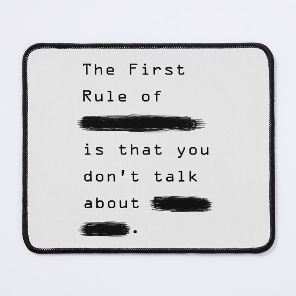 Item preview, "The First Rule" - Sans Background designed and sold by PKHalford.
