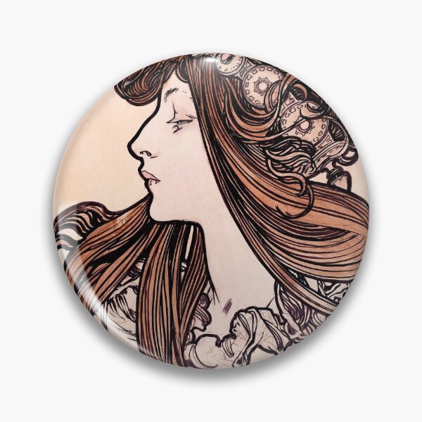 Item preview, Vintage girl painting designed and sold by Sarwat Reza.