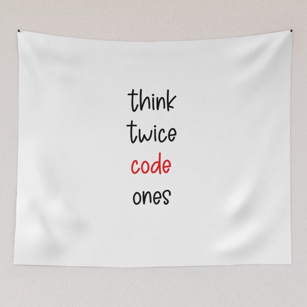 Item preview,  think twice code ones  designed and sold by ELPRONTO-DESIGN.