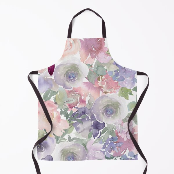 Item preview, Purple Flowers with Pink, and White Roses - Floral Pattern designed and sold by MugsAndDuds.