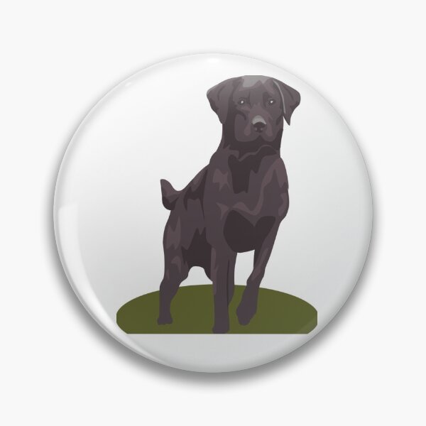 Black Labrador Retriever Pins And Buttons Redbubble