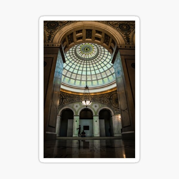 The Dome of the Chicago Cultural Arts Center Sticker