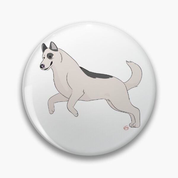 Item preview, Puppy Love 2: Husky (Minimal Grey) designed and sold by Sophie Mattocks.
