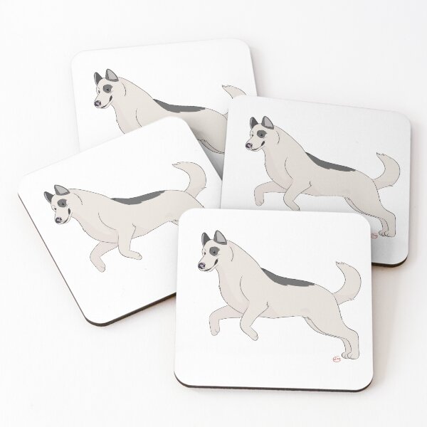 Item preview, Puppy Love 2: Husky (Minimal Grey) designed and sold by Sophie Mattocks.