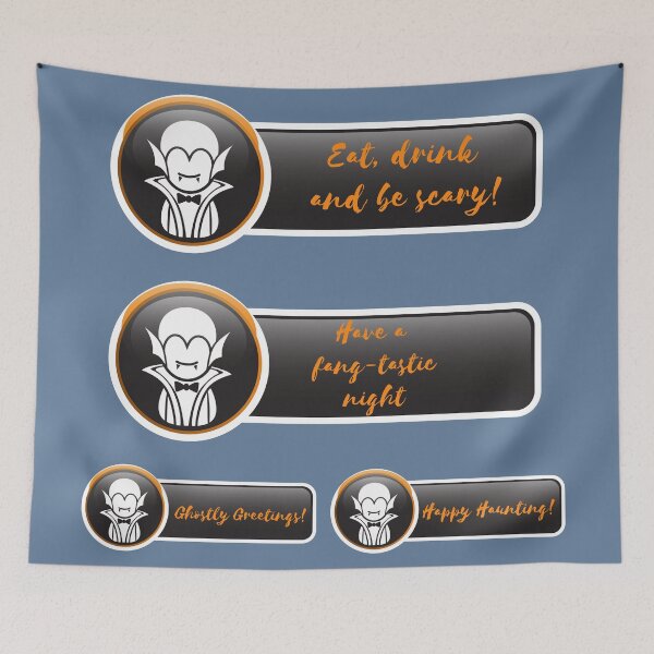 Item preview, Vampire Costumes For Halloween Set Pack-Vampire halloween Sayings Set Pack-Vampire halloween Quotes designed and sold by Red-ElYoubi.