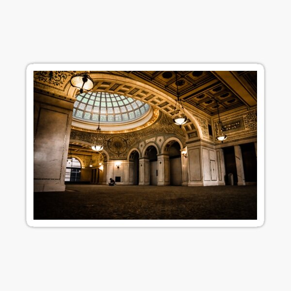 The Floor of the Chicago Cultural Arts Center Sticker