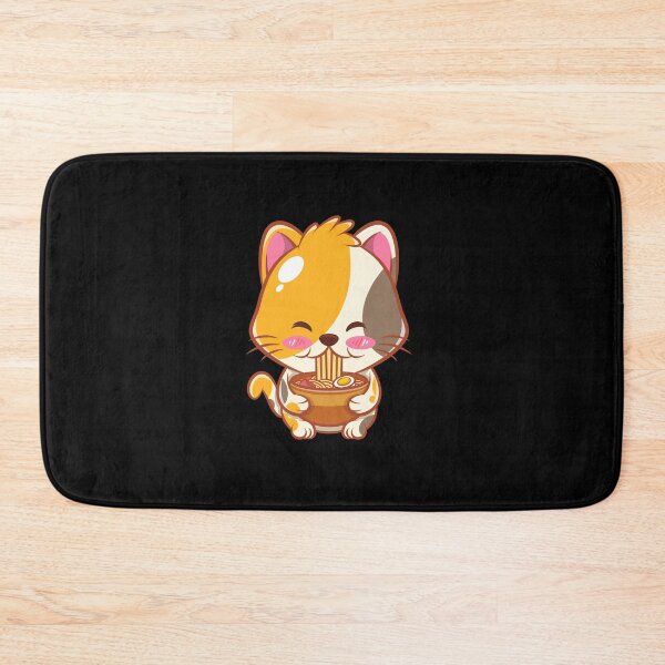 Item preview, Cute Cat Eating Ramen designed and sold by 8-COUNT Co. Clothing.
