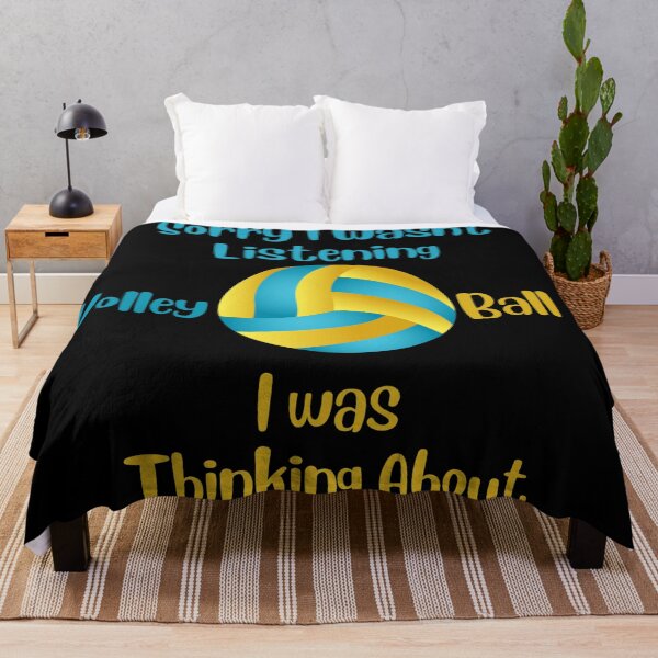 Item preview, Sorry I wanst Listening I Was Thinking About Volleyball Sports gift design designed and sold by Sheepherder120.
