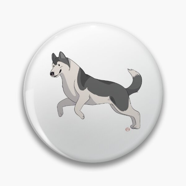 Item preview, Puppy Love 2: Husky (Grey) designed and sold by Sophie Mattocks.