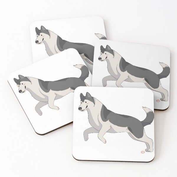 Item preview, Puppy Love 2: Husky (Grey) designed and sold by Sophie Mattocks.