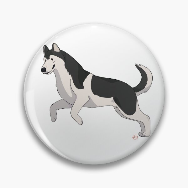 Item preview, Puppy Love 2: Husky (Black Version 1) designed and sold by Sophie Mattocks.